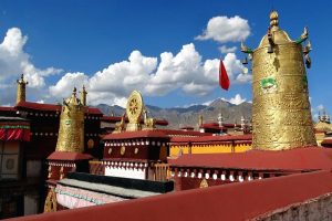 chùa đại chiêu Jokhang trên cao